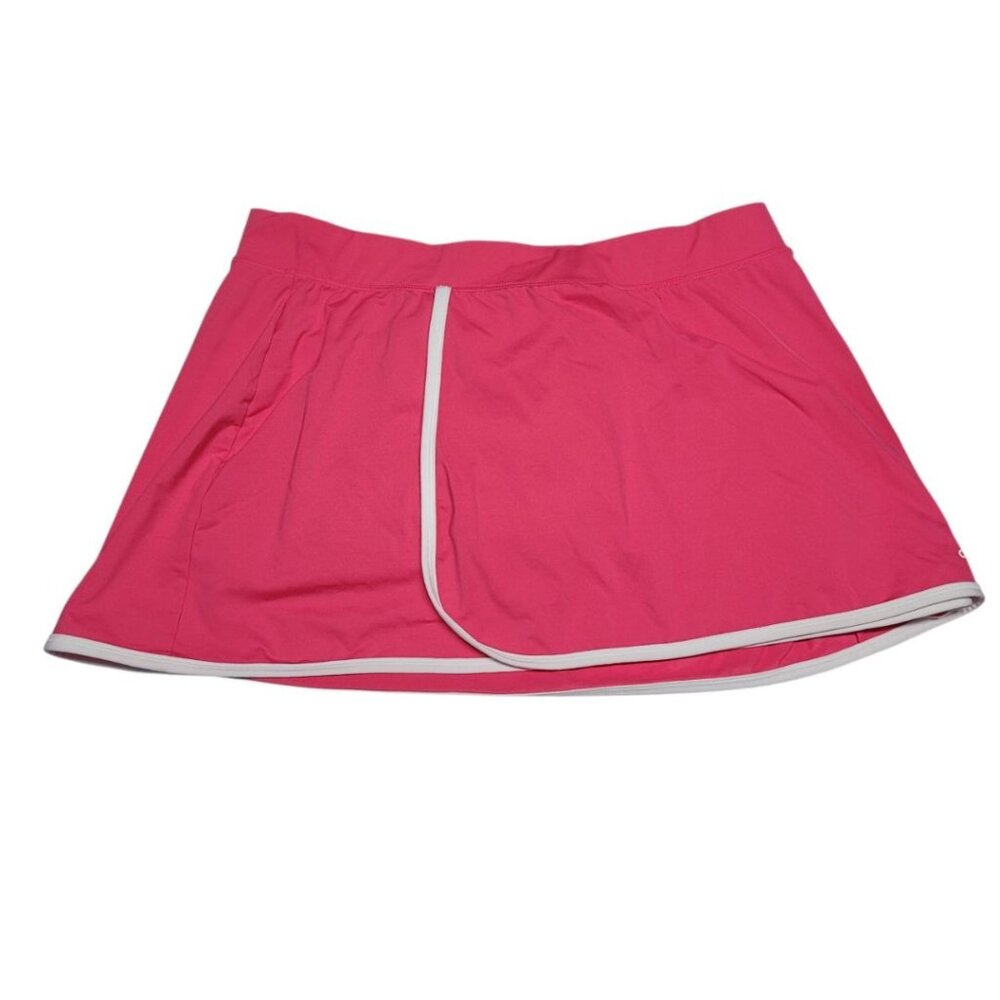 Adidas Skort Tennis Golf Pink Womens Large Wrap Summer Sport Athletic Clima Lite